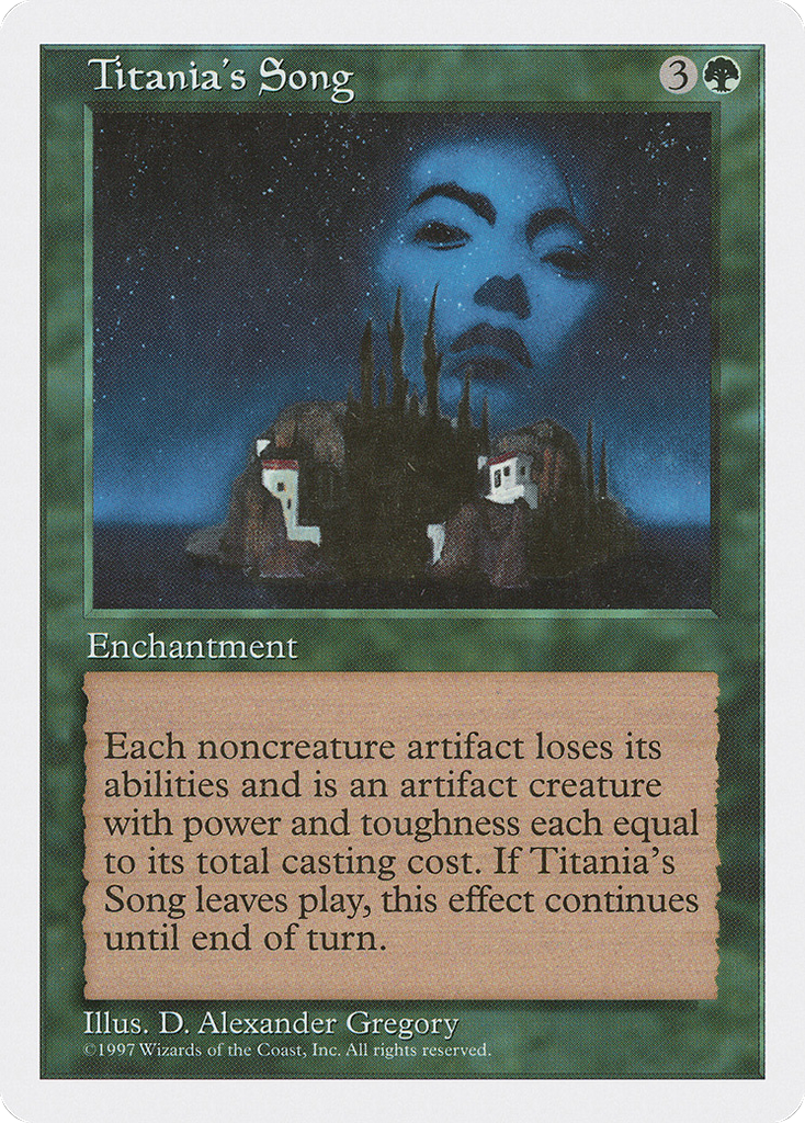 Magic: The Gathering - Titania's Song - Fifth Edition