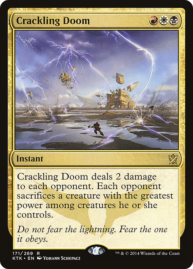 Magic: The Gathering - Crackling Doom - Khans of Tarkir