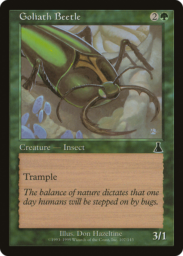Magic: The Gathering - Goliath Beetle - Urza's Destiny