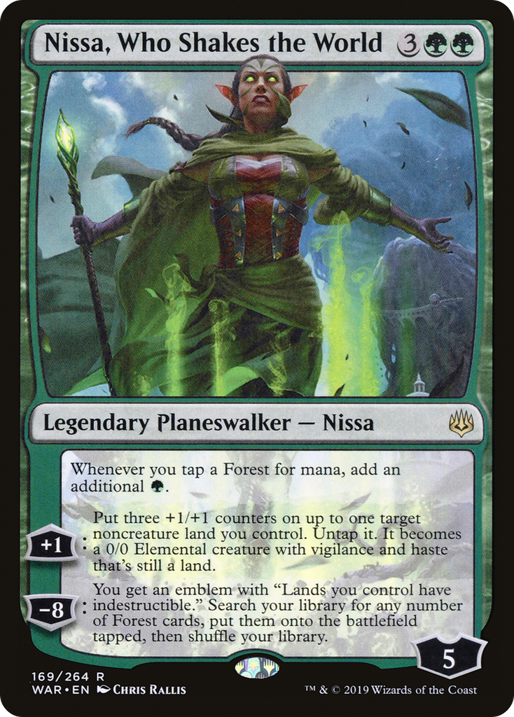 Magic: The Gathering - Nissa, Who Shakes the World - War of the Spark