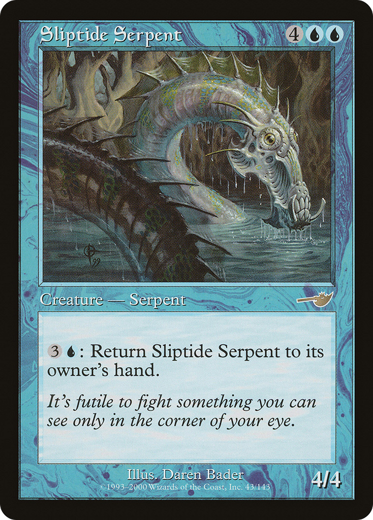 Magic: The Gathering - Sliptide Serpent - Nemesis