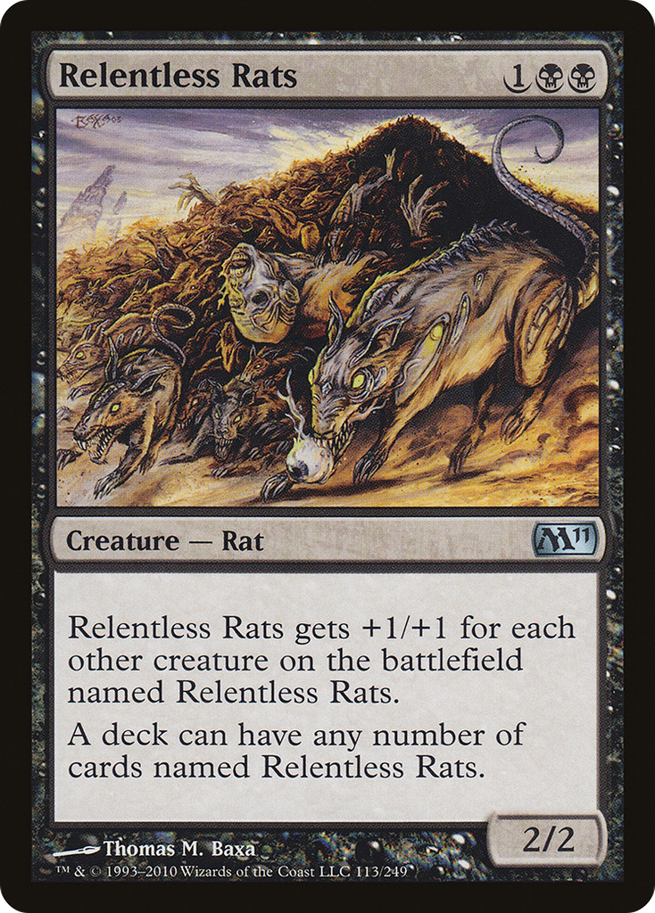 Magic: The Gathering - Relentless Rats - Magic 2011