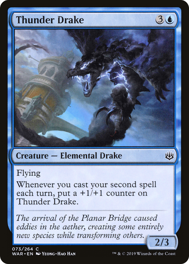 Magic: The Gathering - Thunder Drake - War of the Spark