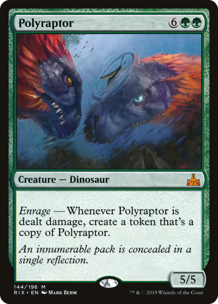 Magic: The Gathering - Polyraptor - Rivals of Ixalan