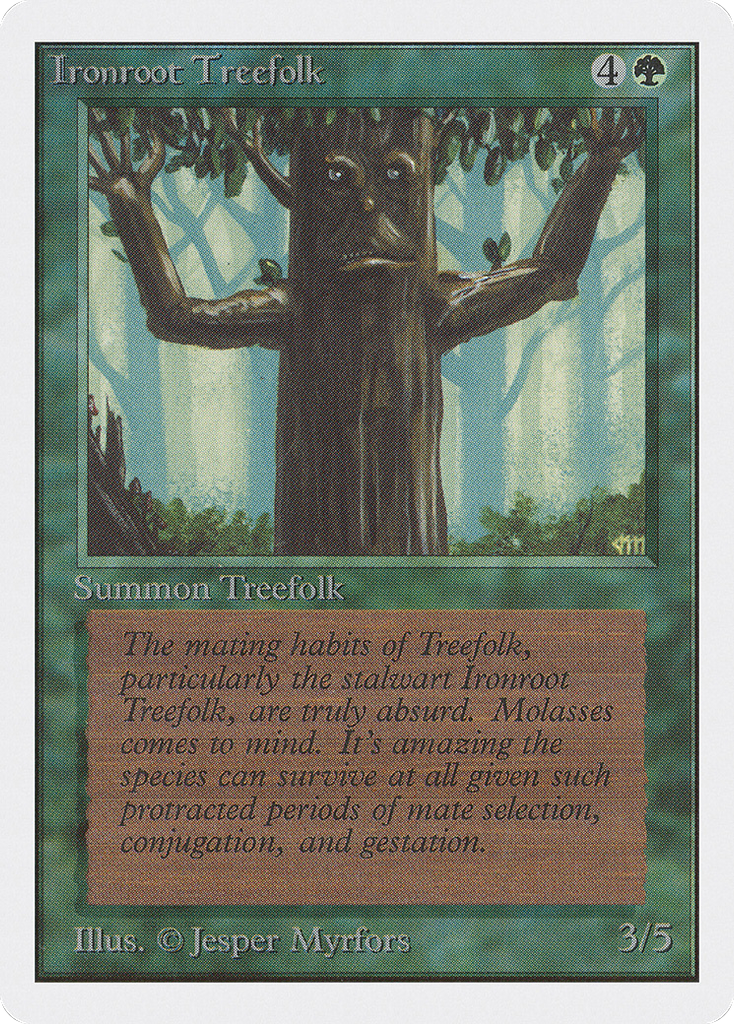 Magic: The Gathering - Ironroot Treefolk - Unlimited Edition
