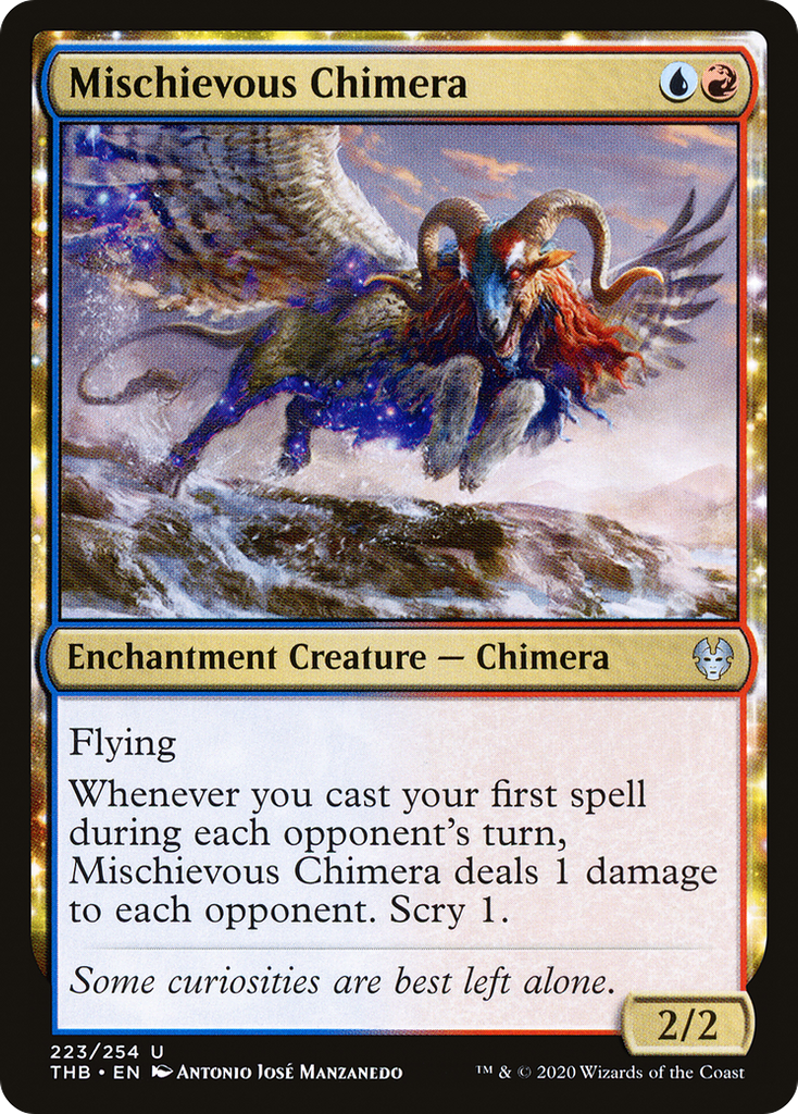 Magic: The Gathering - Mischievous Chimera Foil - Theros Beyond Death