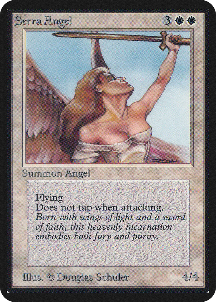 Magic: The Gathering - Serra Angel - Limited Edition Alpha