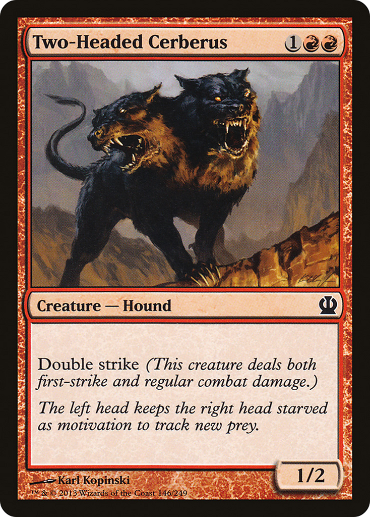 Magic: The Gathering - Two-Headed Cerberus - Theros