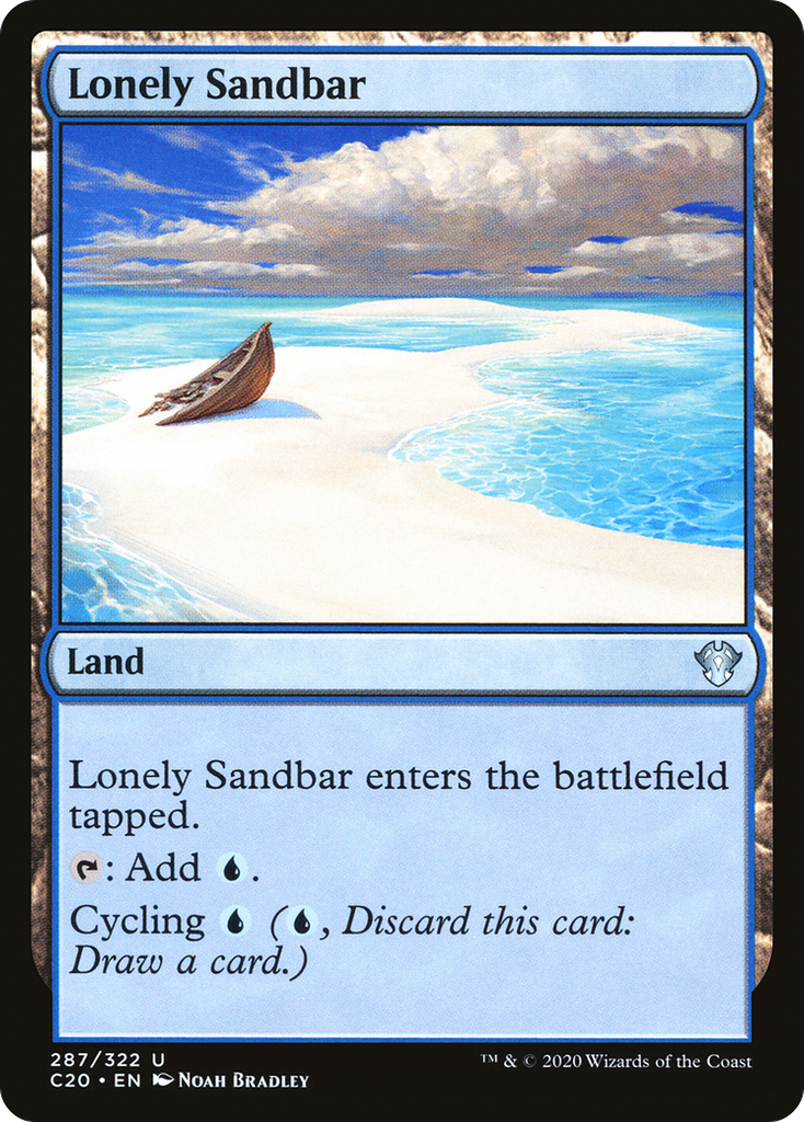 Magic: The Gathering - Lonely Sandbar - Commander 2020