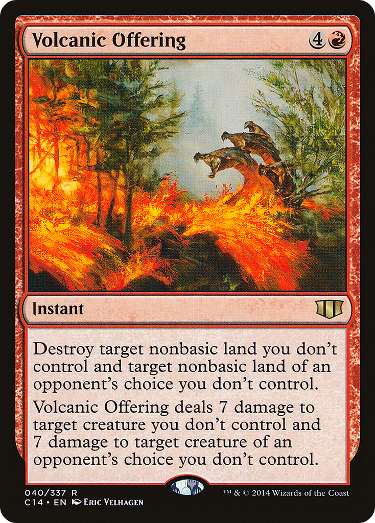 Magic: The Gathering - Volcanic Offering - Commander 2014