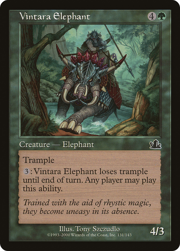 Magic: The Gathering - Vintara Elephant - Prophecy