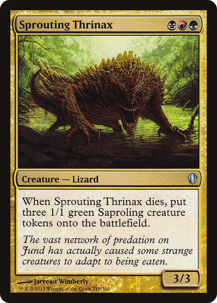 Magic: The Gathering - Sprouting Thrinax - Commander 2013