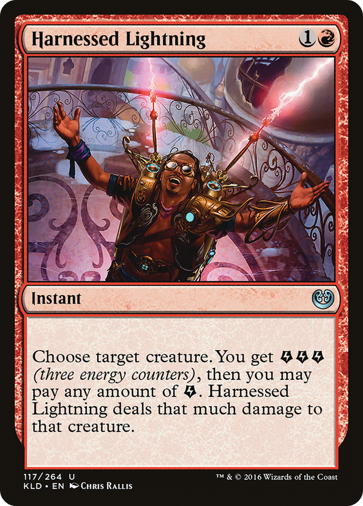 Magic: The Gathering - Harnessed Lightning - Kaladesh