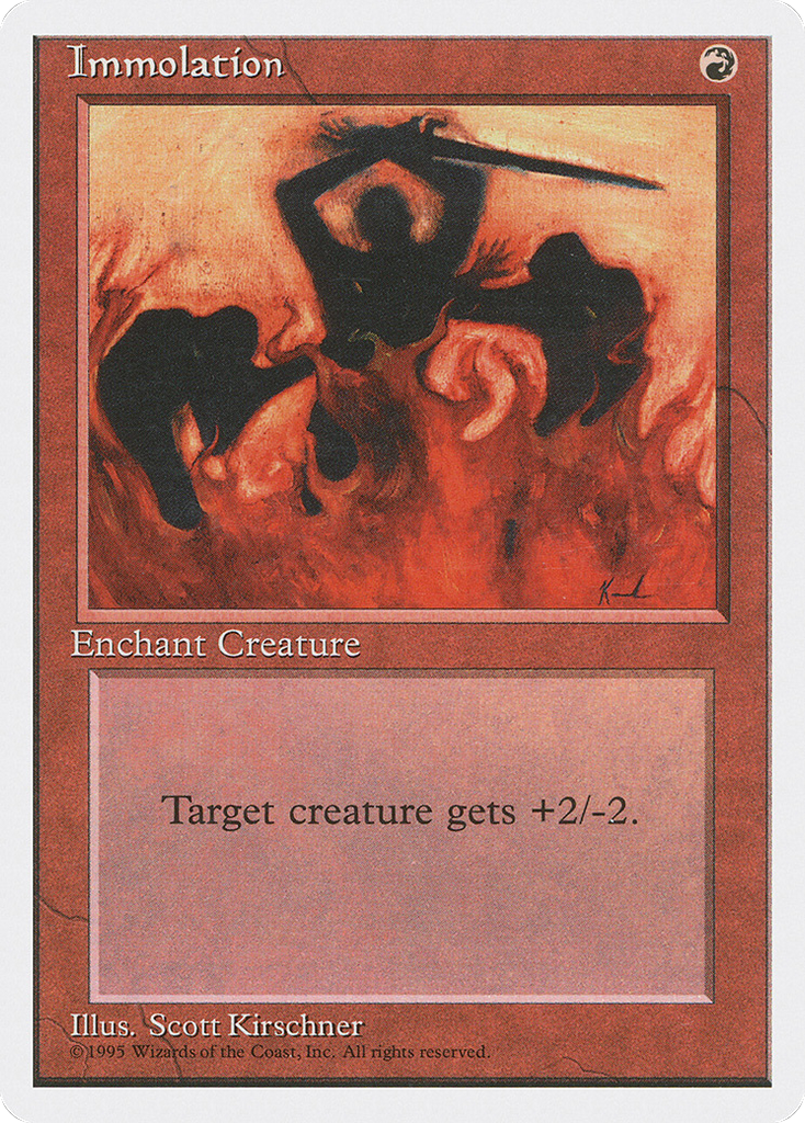 Magic: The Gathering - Immolation - Fourth Edition