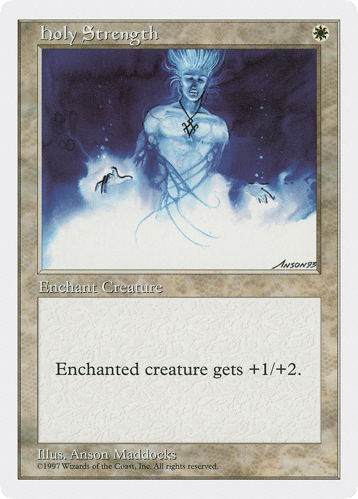 Magic: The Gathering - Holy Strength - Fifth Edition
