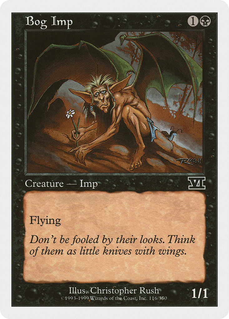 Magic: The Gathering - Bog Imp - Classic Sixth Edition