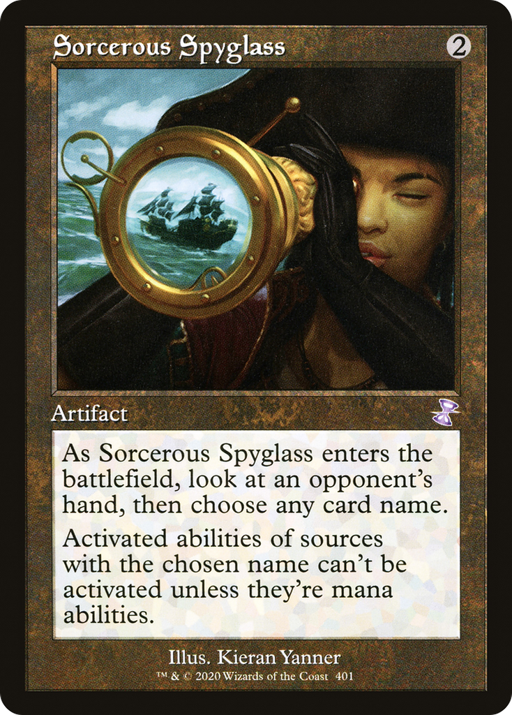 Magic: The Gathering - Sorcerous Spyglass - Time Spiral Remastered