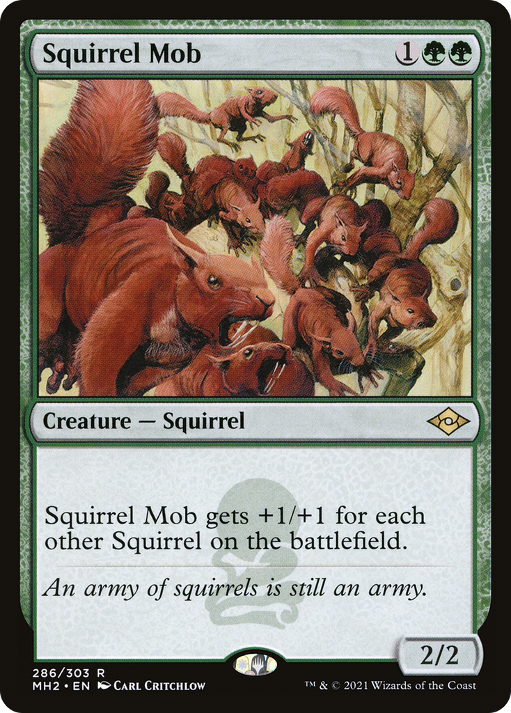 Magic: The Gathering - Squirrel Mob Foil - Modern Horizons 2