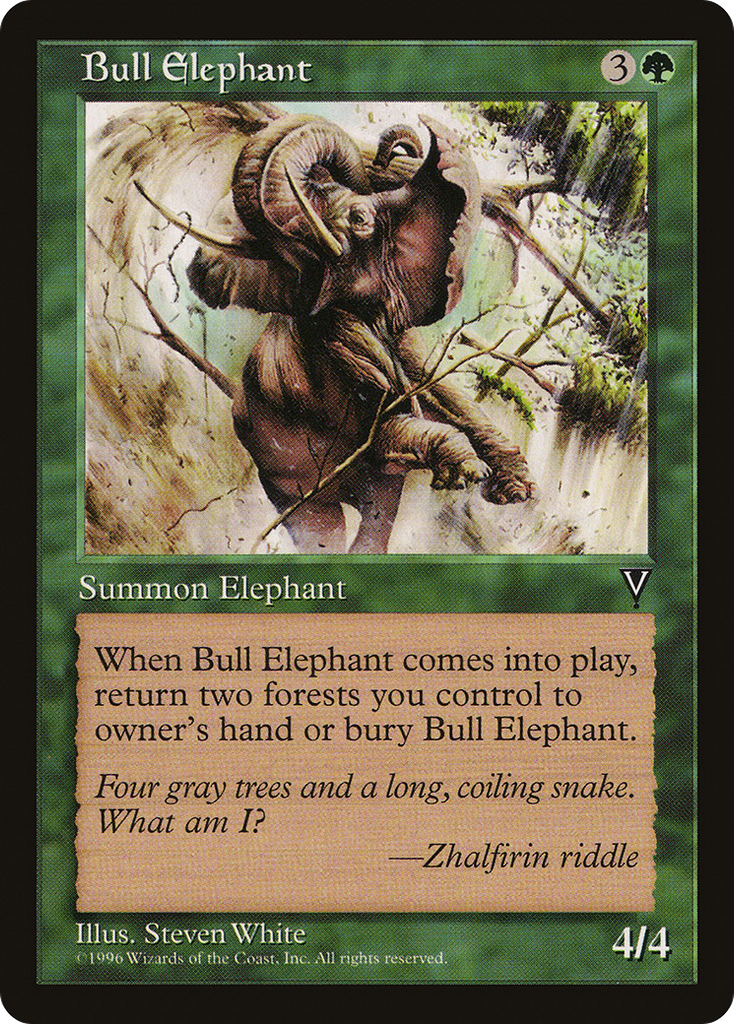 Magic: The Gathering - Bull Elephant - Visions