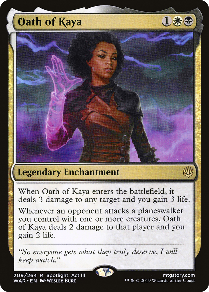 Magic: The Gathering - Oath of Kaya - War of the Spark