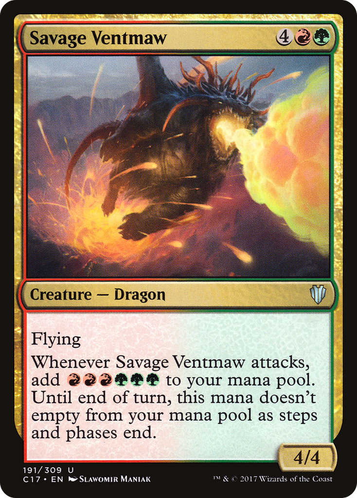 Magic: The Gathering - Savage Ventmaw - Commander 2017