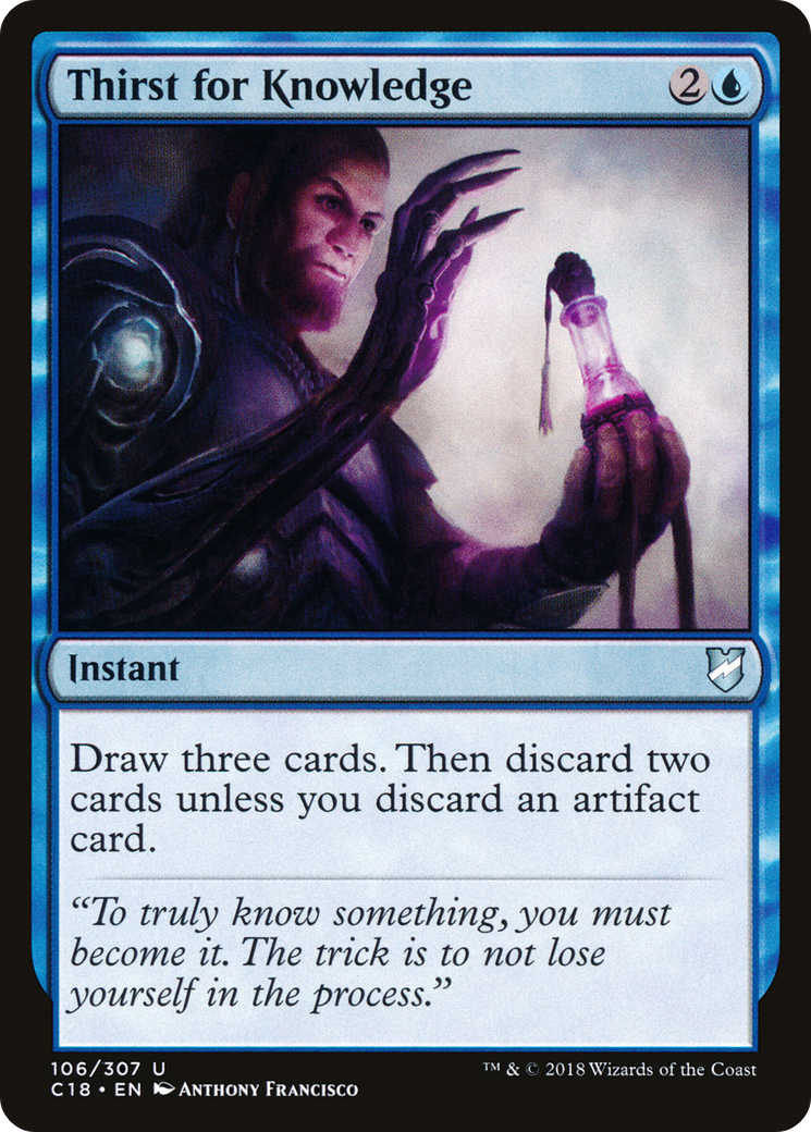 Magic: The Gathering - Thirst for Knowledge - Commander 2018