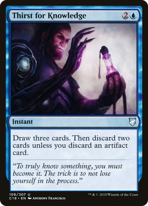 Magic: The Gathering - Thirst for Knowledge - Commander 2018