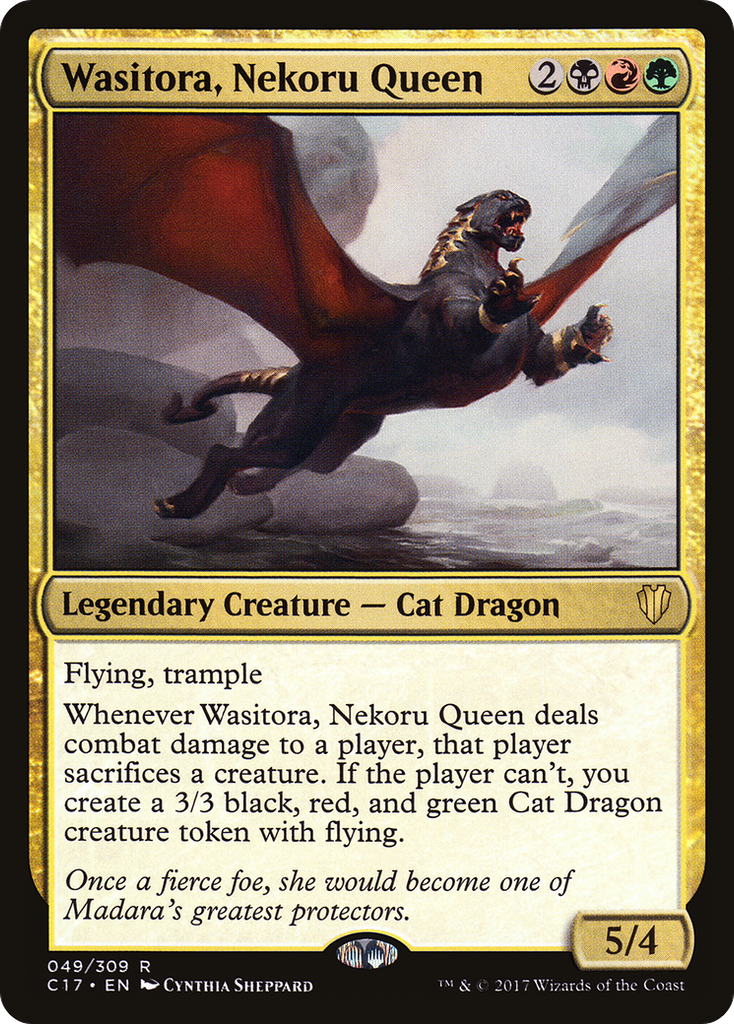 Magic: The Gathering - Wasitora, Nekoru Queen - Commander 2017