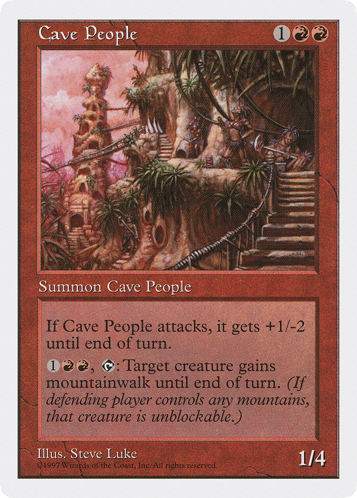 Magic: The Gathering - Cave People - Fifth Edition