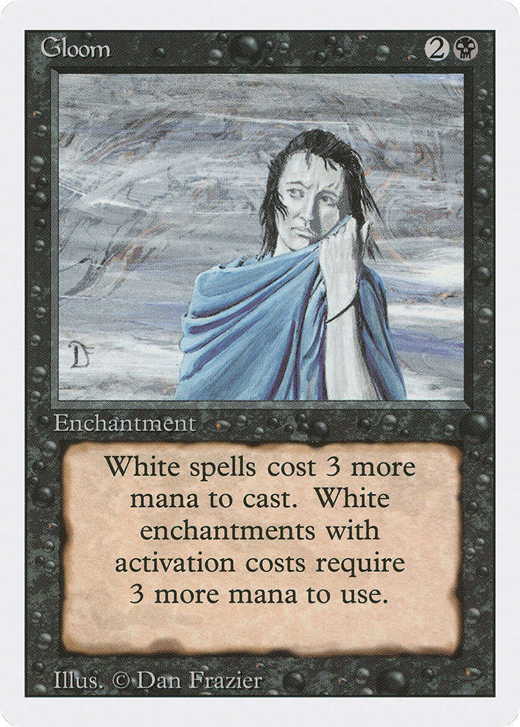 Magic: The Gathering - Gloom - Revised Edition