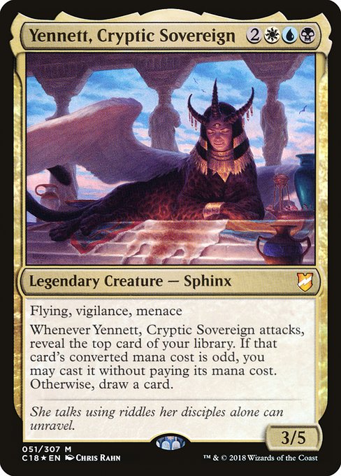 Magic the Gathering - Yennett, Cryptic Sovereign Foil - Commander 2018