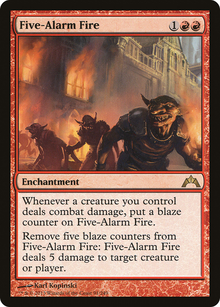 Magic: The Gathering - Five-Alarm Fire - Gatecrash