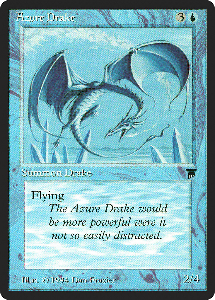 Magic: The Gathering - Azure Drake - Legends