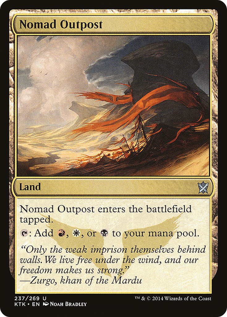 Magic: The Gathering - Nomad Outpost - Khans of Tarkir