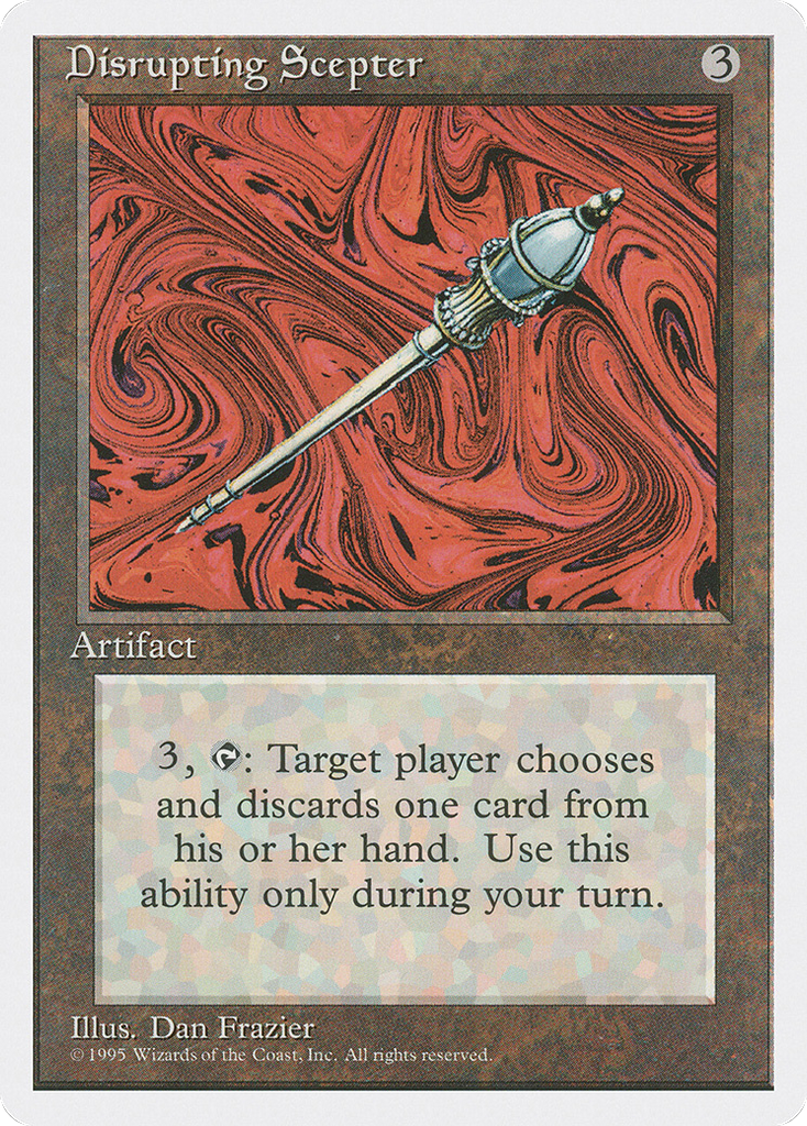 Magic: The Gathering - Disrupting Scepter - Fourth Edition