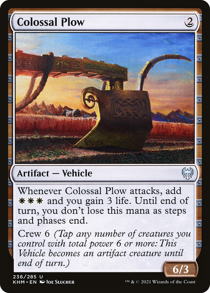 Magic: The Gathering - Colossal Plow Foil - Kaldheim