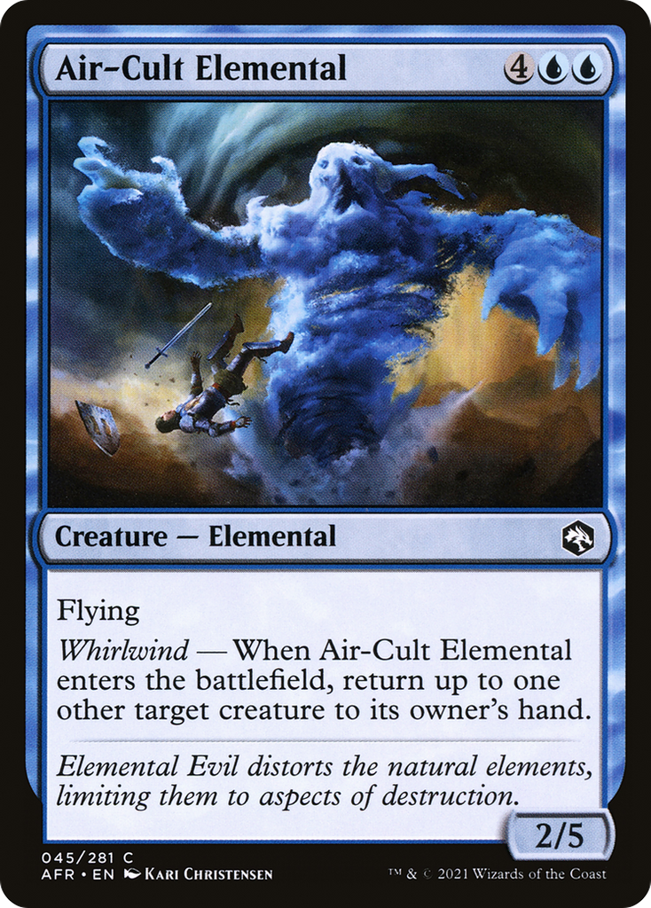 Magic: The Gathering - Air-Cult Elemental - Adventures in the Forgotten Realms