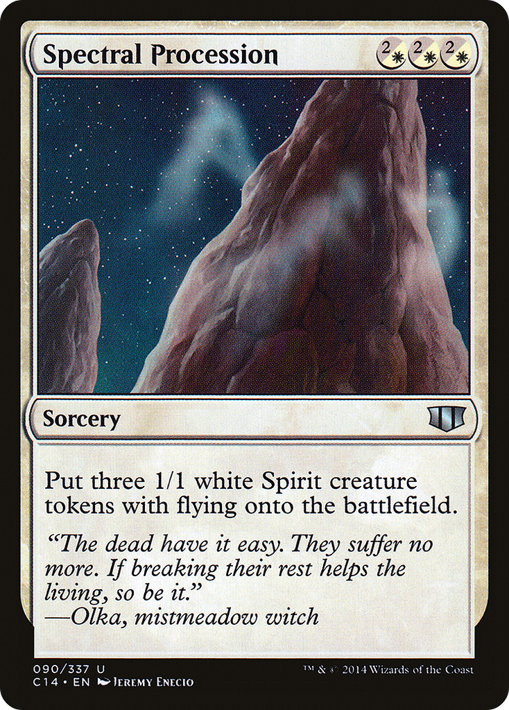 Magic: The Gathering - Spectral Procession - Commander 2014