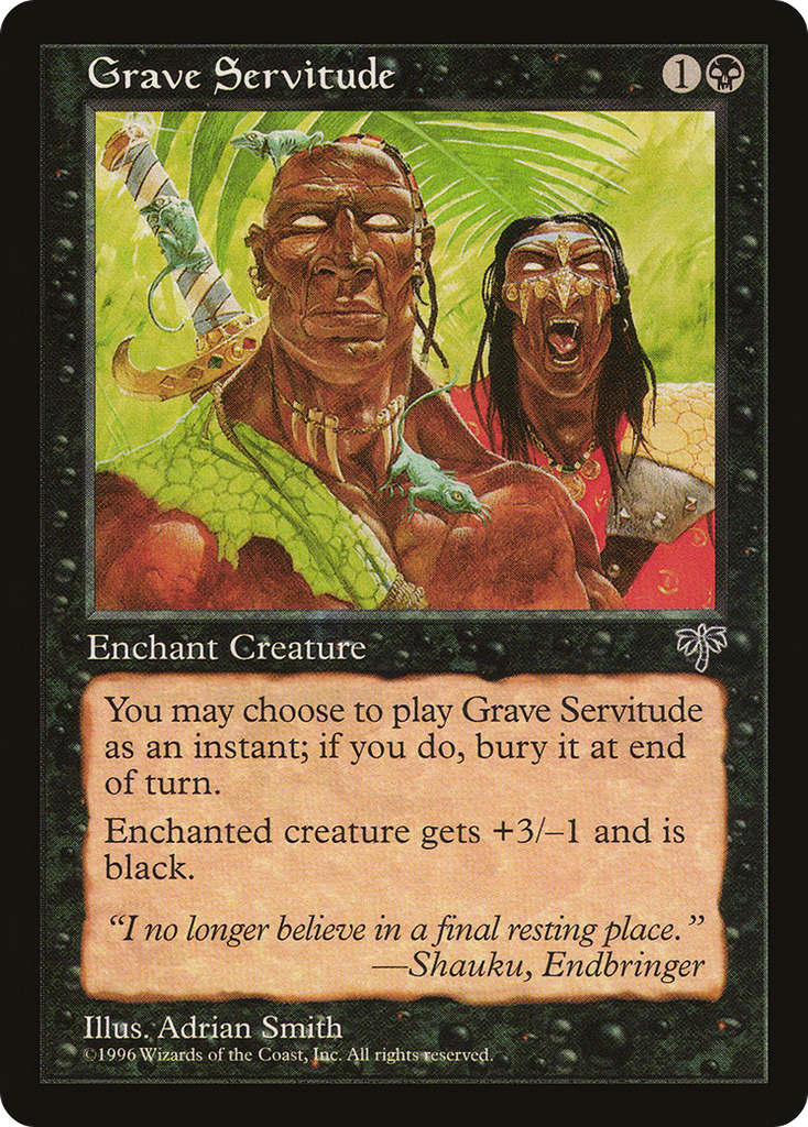 Magic: The Gathering - Grave Servitude - Mirage