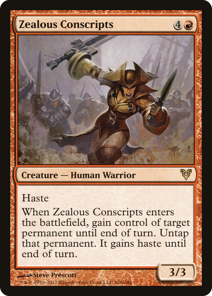 Magic: The Gathering - Zealous Conscripts - Avacyn Restored