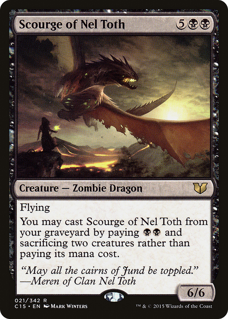 Magic: The Gathering - Scourge of Nel Toth - Commander 2015