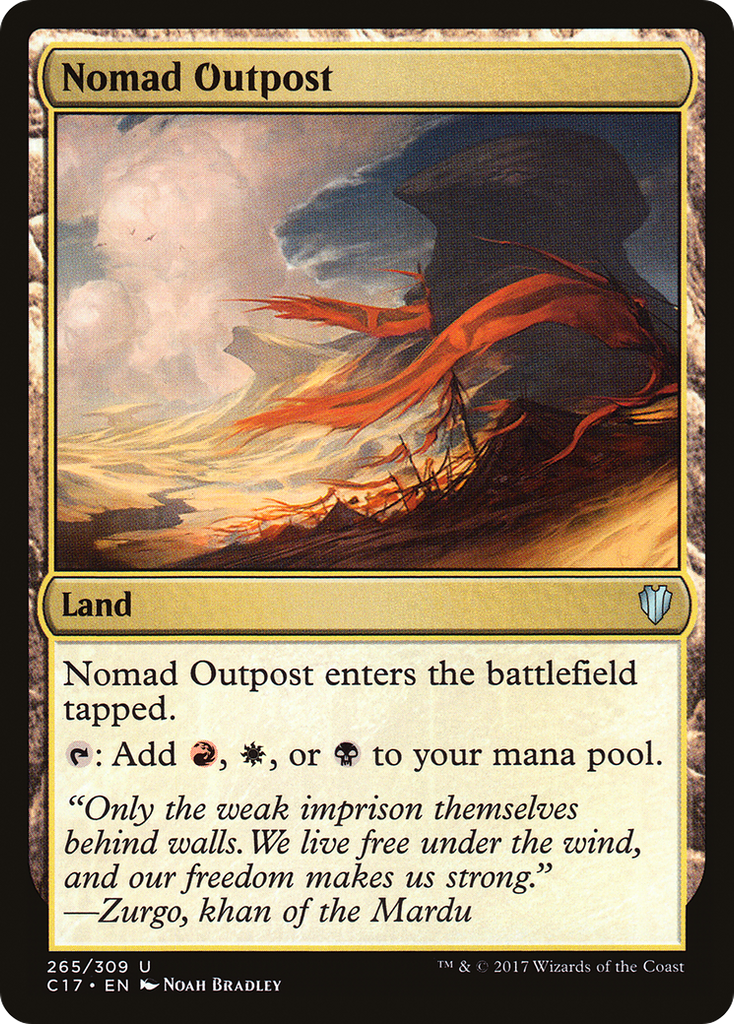 Magic: The Gathering - Nomad Outpost - Commander 2017