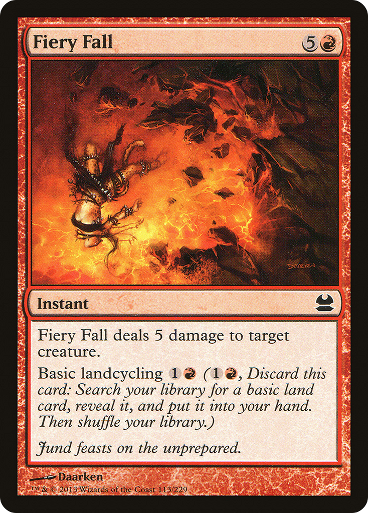 Magic: The Gathering - Fiery Fall - Modern Masters