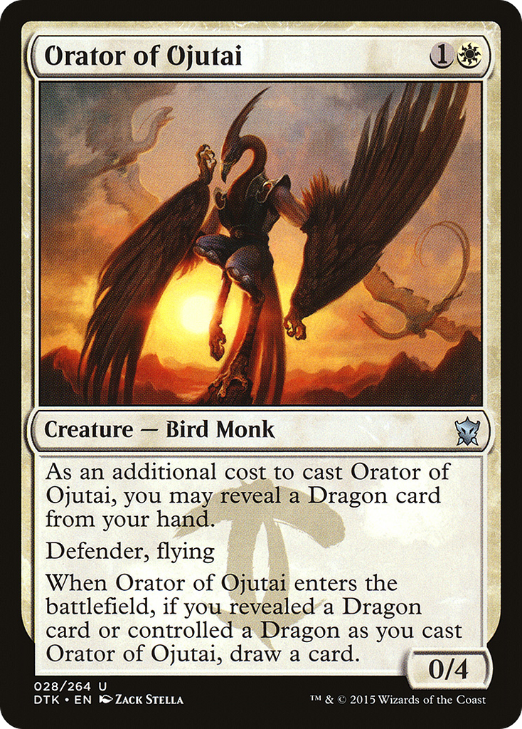 Magic: The Gathering - Orator of Ojutai - Dragons of Tarkir