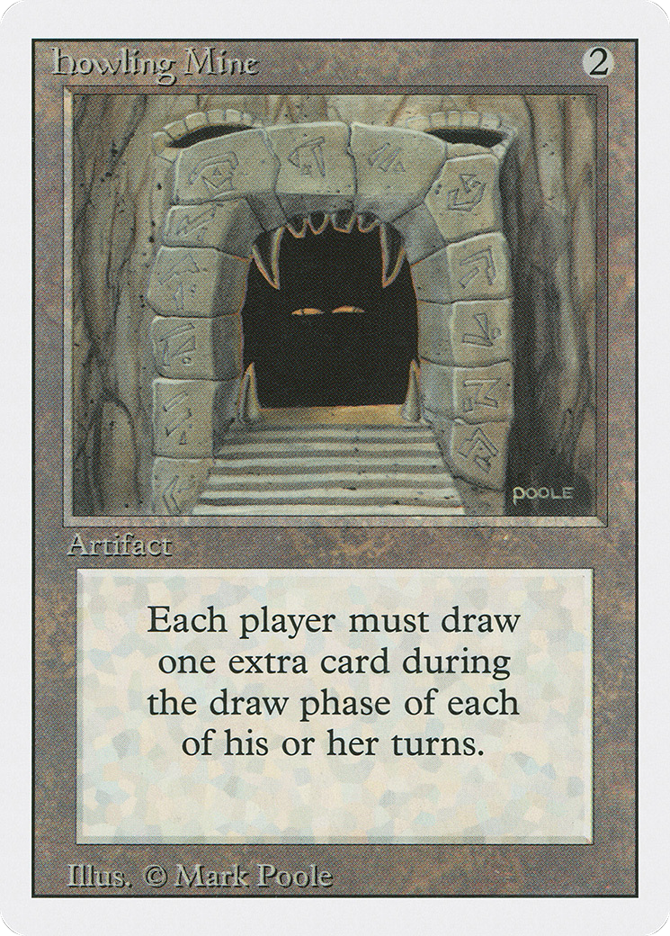 Magic: The Gathering - Howling Mine - Revised Edition
