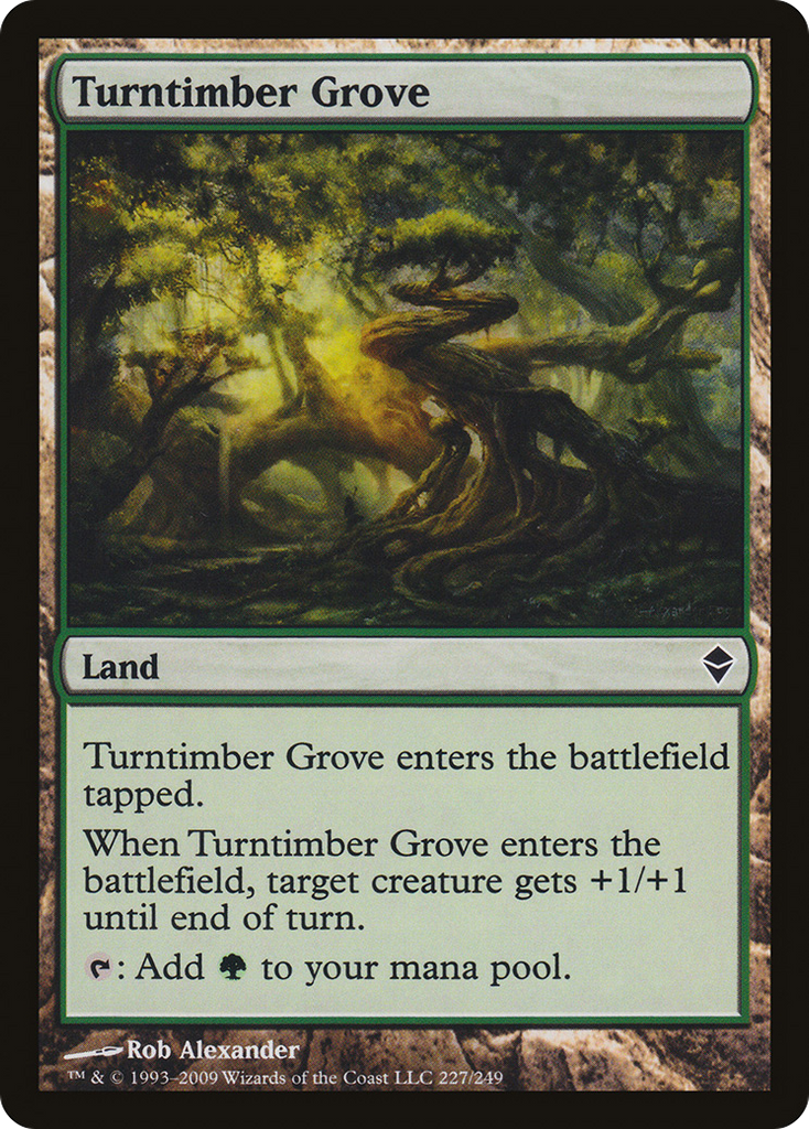 Magic: The Gathering - Turntimber Grove - Zendikar