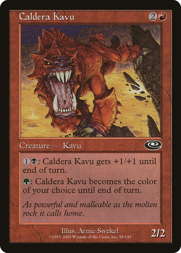 Magic: The Gathering - Caldera Kavu - Planeshift