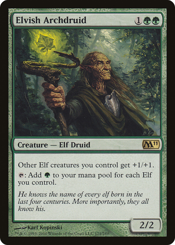 Magic: The Gathering - Elvish Archdruid - Magic 2011