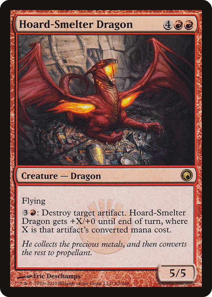 Magic: The Gathering - Hoard-Smelter Dragon - Scars of Mirrodin