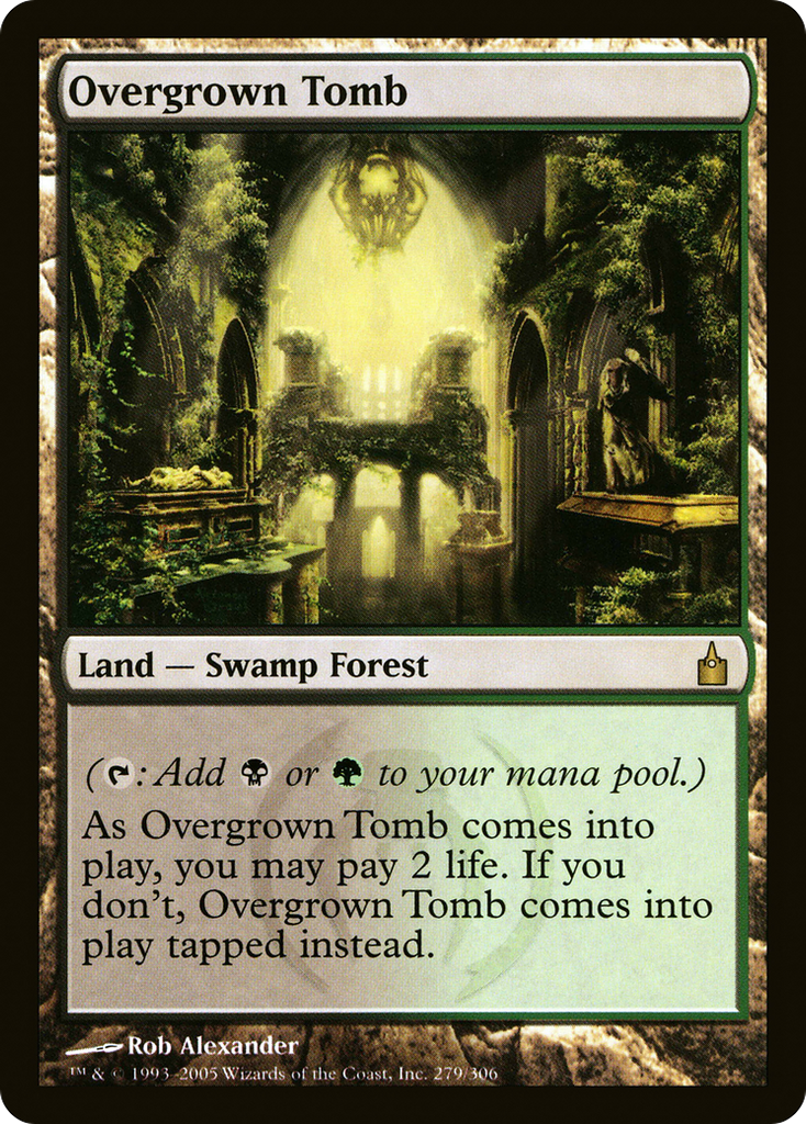 Magic: The Gathering - Overgrown Tomb - Ravnica: City of Guilds